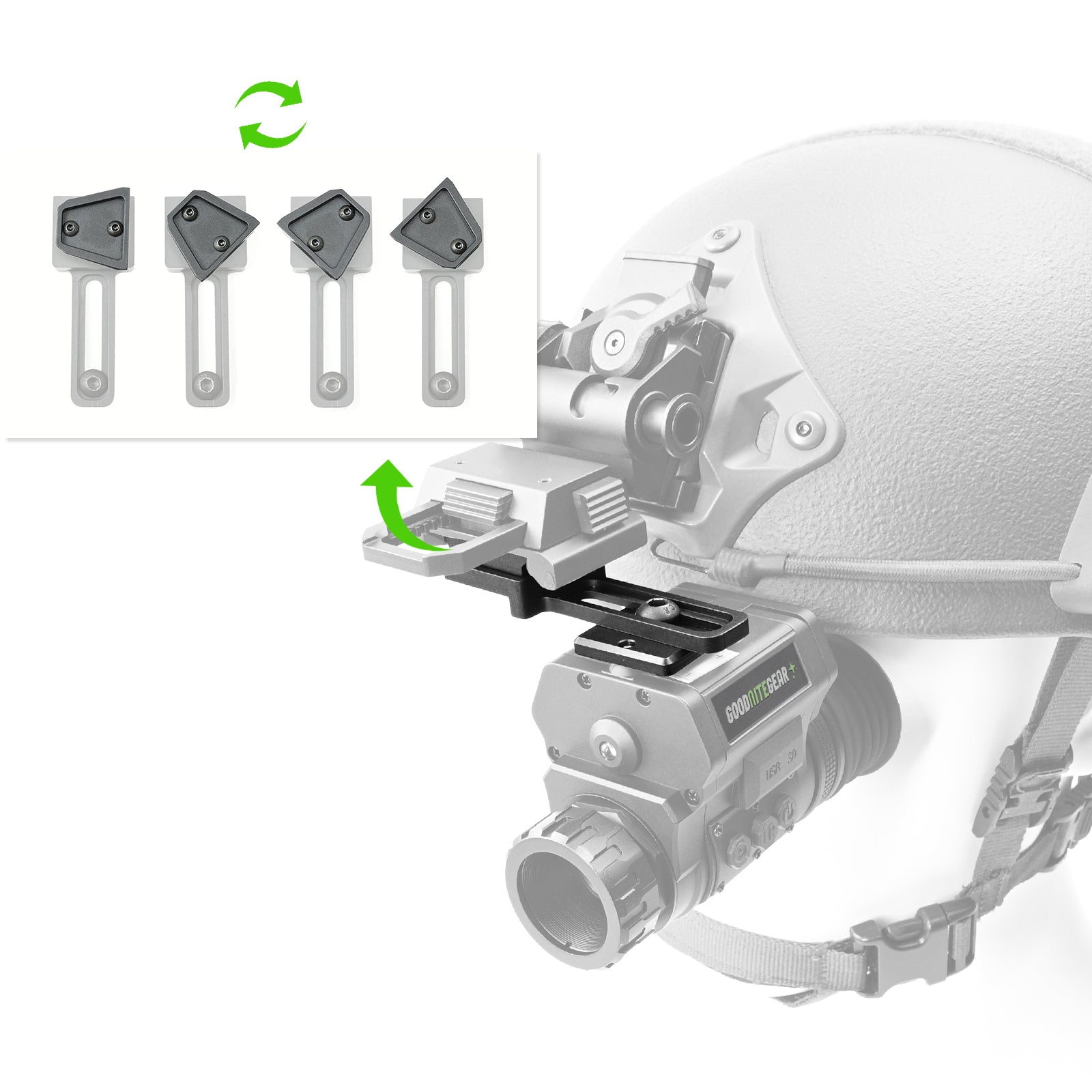NVG50/NVG30 Adjustable Wilcox Mounting Arm (Z04) - Good Nite Gear