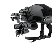 NVG90 Pro Digital Night Vision Monocular on a helmet mounted