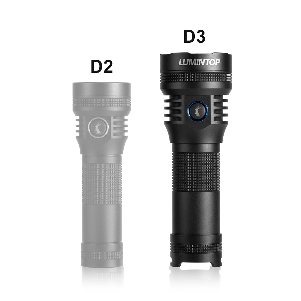 Lumintop D3 6000 Lumens 26800 / 21700 Outdoor LED Flashlight SFN55.2 LED