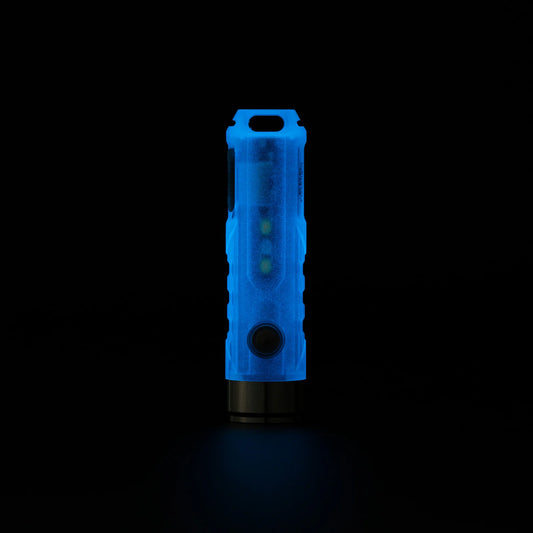 RovyVon Aurora A7 USB-C GITD Sky Blue (Gen 4) Sidelight (White and UV)