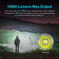 Lumintop Rattlesnake 16,000 Lumens Powerbank Flashlight 2x 21700s Built In