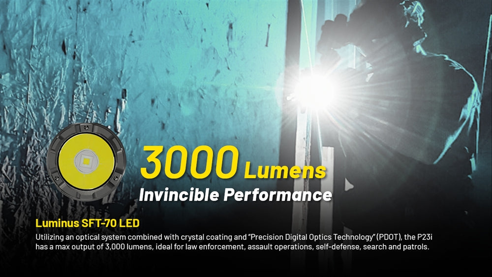 Nitecore 3000 Lumen Rechargeable Flashlight Good Nite Gear