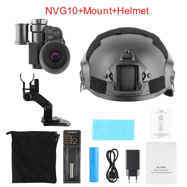 NVG10 Monocular Night Vision Goggles 1080P WiFi for Hunting