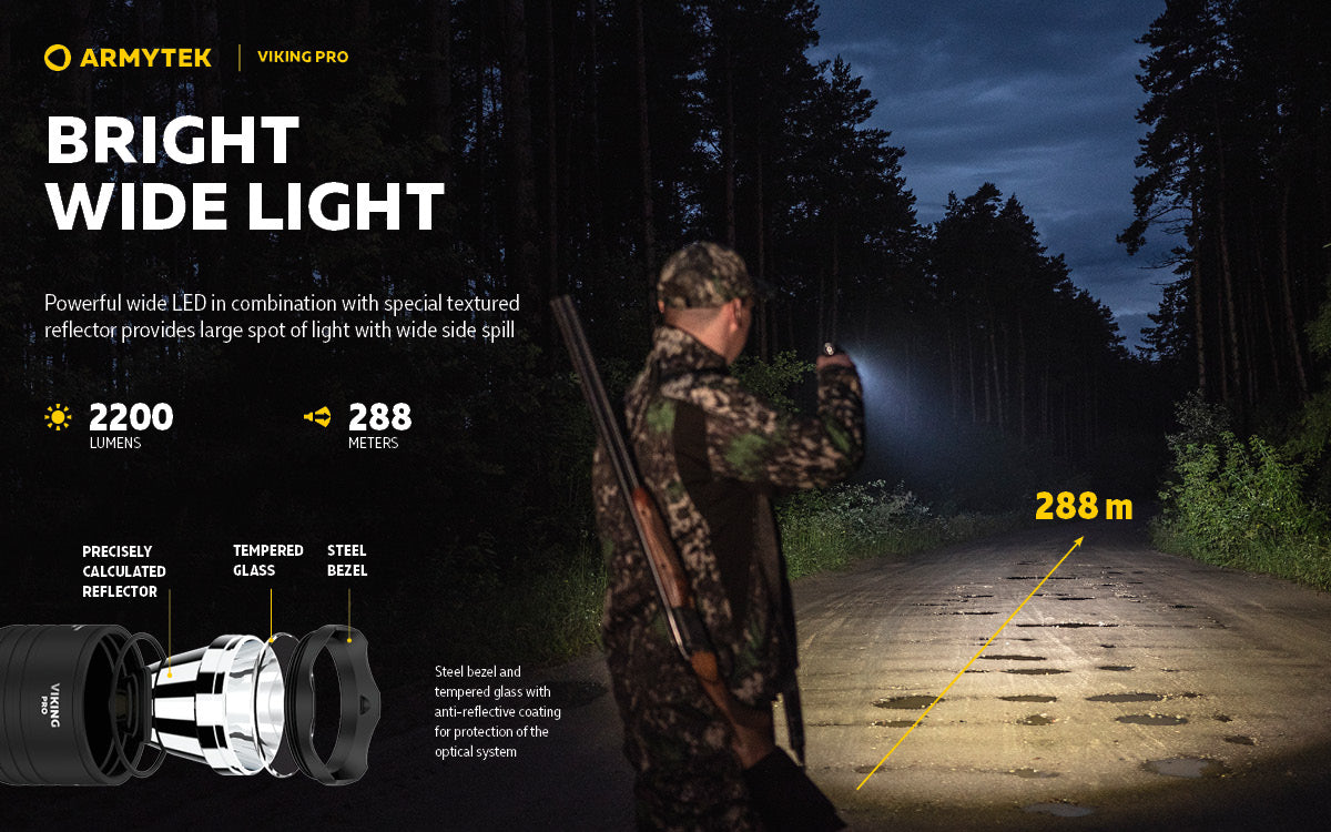 ARMYTEK Viking Pro Tactical Flashlight
