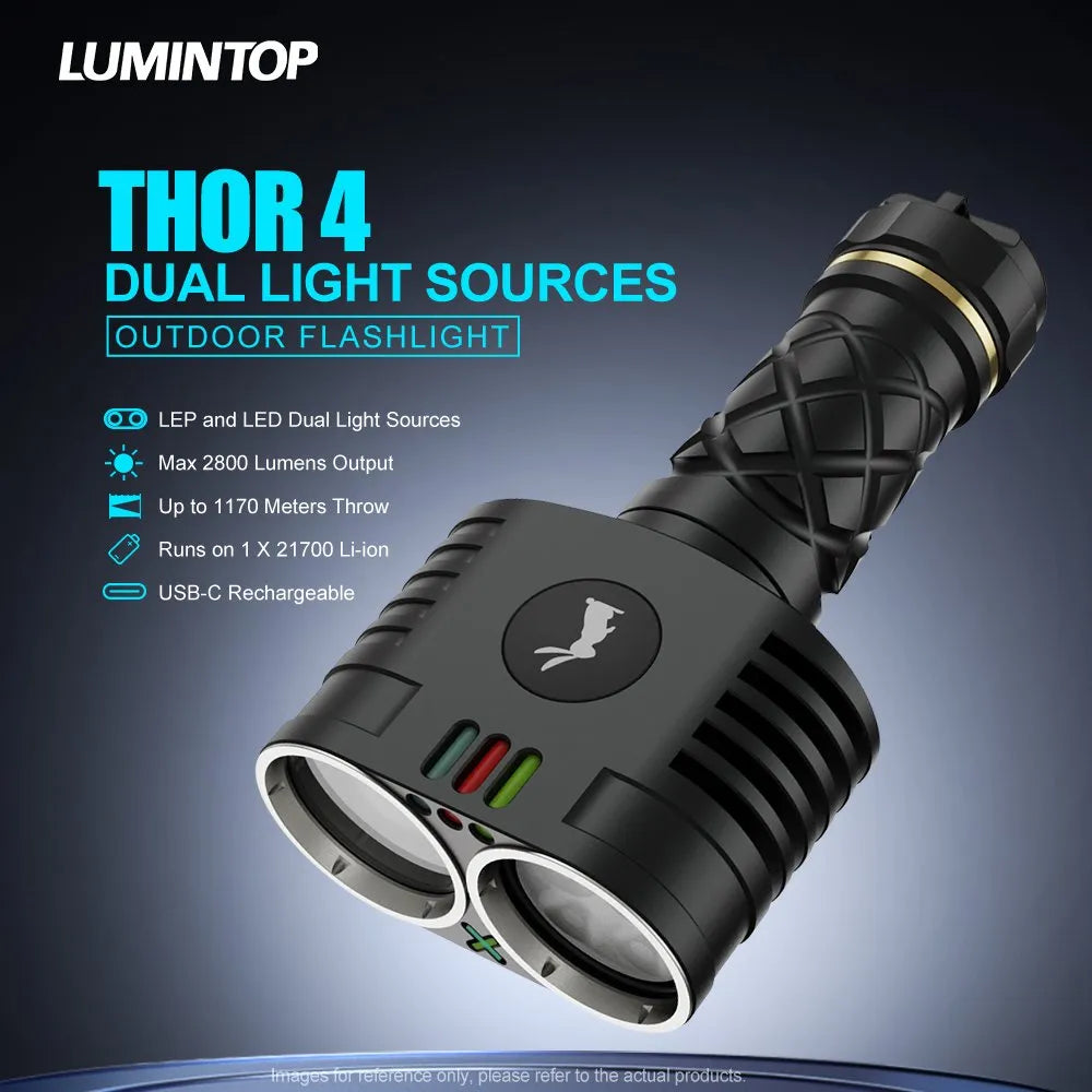 Lumintop THOR 4 LEP / LED Hybrid
