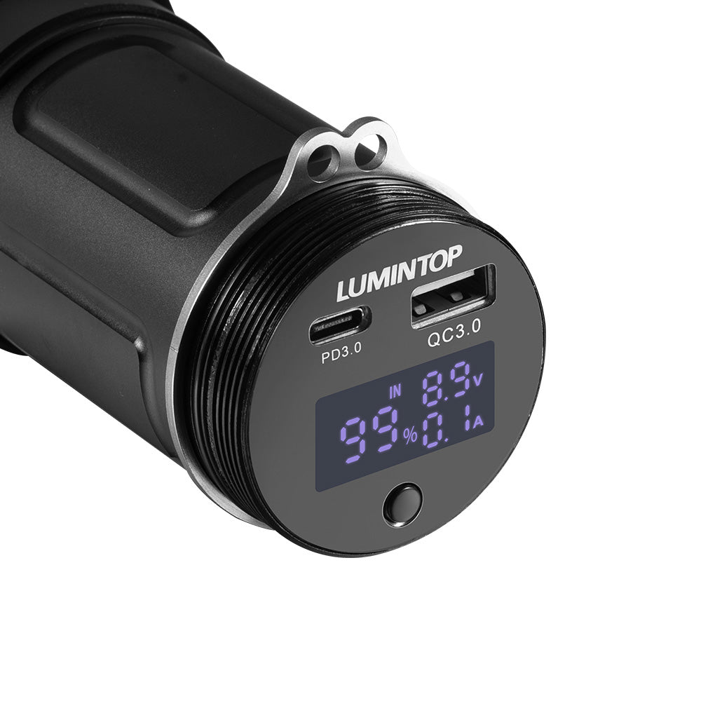 Lumintop Thor Pro 12600 Lumens LEP LED Type-C Rechargeable Outdoor Flashlight